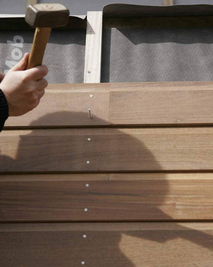 Pose de bardage bois Paris